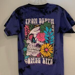 Blue Skull Art Short Sleeve Tee